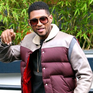 Usher Outside The ITV Studios - usher-outside-the-itv-studios-01