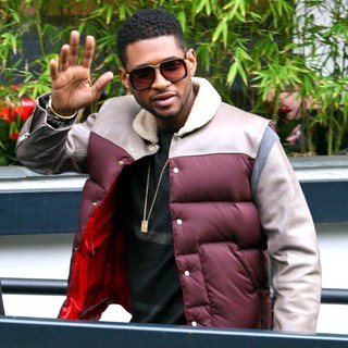 Usher Outside The ITV Studios - usher-outside-the-itv-studios-02