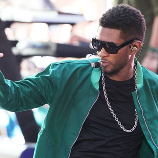 Usher in Usher Performing Live as Part of The Today Show's Concert Series