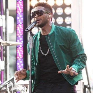 Usher in Usher Performing Live as Part of The Today Show's Concert Series