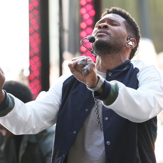 Usher in Usher Performing Live as Part of The Today Show's Concert Series