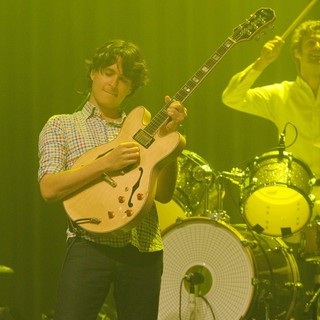 Ezra Koenig, Chris Tomson, Vampire Weekend in Vampire Weekend Perform at Fillmore Miami Beach
