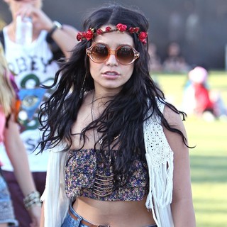 Vanessa Hudgens in Celebrities at The 2012 Coachella Valley Music and Arts Festival - Day 3