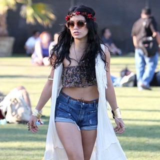 Vanessa Hudgens in Celebrities at The 2012 Coachella Valley Music and Arts Festival - Day 3