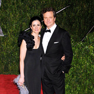Livia Giuggioli, Colin Firth in The 82nd Annual Academy Awards (Oscars) - Vanity Fair Party - Arrivals
