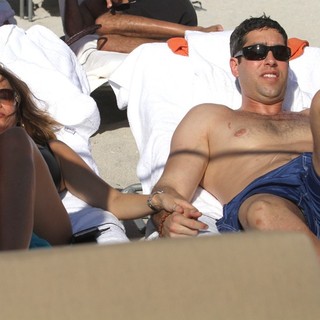 Sofia Vergara, Nick Loeb in Sofia Vergara and Nick Loeb Soaking Up The Sun on Miami Beach