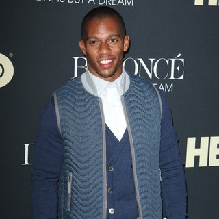 Victor Cruz in Beyonce: Life Is But a Dream New York Premiere