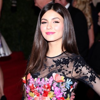 Victoria Justice in Schiaparelli and Prada Impossible Conversations Costume Institute Gala