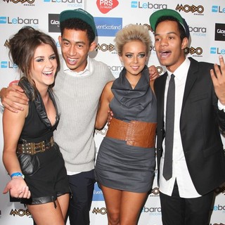 Brooke Vincent, Rizzle Kicks, Sacha Parkinson in The MOBO Awards 2011 - Press Room