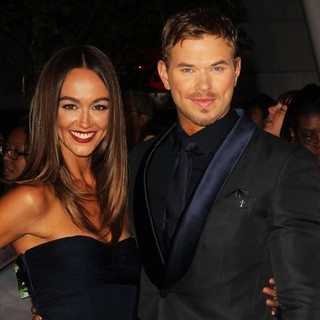 Sharni Vinson, Kellan Lutz in The Premiere of The Twilight Saga's Breaking Dawn Part II