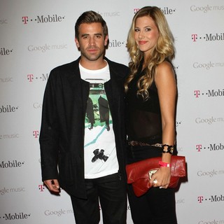Jason Wahler, Ashley Slack in Celebrity Magenta Carpet Arrivals at The Launch Party for Google Music Available on T-Mobile
