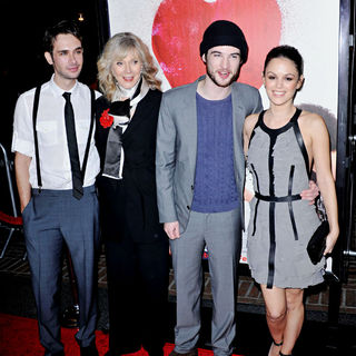 Scott Mechlowicz, Blythe Danner, Tom Sturridge, Rachel Bilson in The Premiere of Waiting For Forever