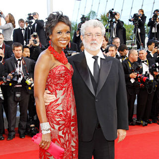 Mellody Hobson, George Lucas in 2010 Cannes International Film Festival - Day 3 - 'Wall Street 2: Money Never Sleeps' Premiere