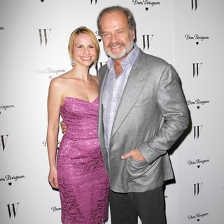 Kayte Walsh, Kelsey Grammer in W Magazine's 69th Annual Golden Globe Awards Celebration - Arrivals