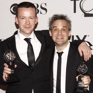 Enda Walsh, Martin Lowe in The 66th Annual Tony Awards - Press Room