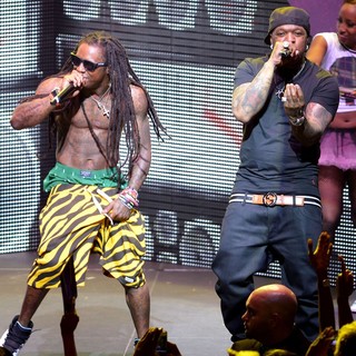 Lil Wayne, Birdman in Lil Wayne and Birdman Performing Live on The Nicki Minaj Tour
