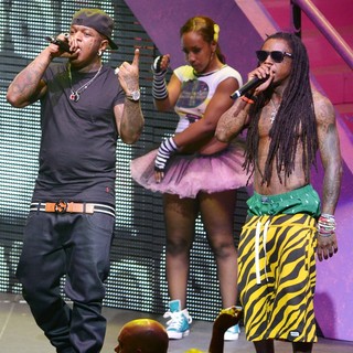 Lil Wayne, Birdman in Lil Wayne and Birdman Performing Live on The Nicki Minaj Tour