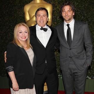 Jacki Weaver, David O. Russell, Bradley Cooper in The Academy of Motion Pictures Arts and Sciences' 4th Annual Governors Awards - Arrivals