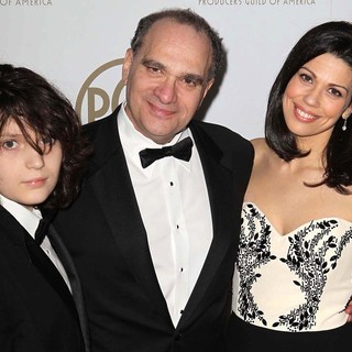 Max Weinstein, Bob Weinstein, Annie Clayton in 24th Annual Producers Guild Awards - Arrivals