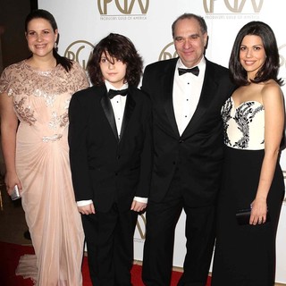 Max Weinstein, Bob Weinstein, Annie Clayton in 24th Annual Producers Guild Awards - Arrivals
