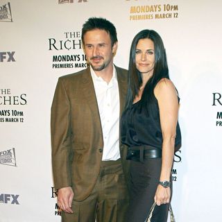 David Arquette, Courteney Cox in Los Angeles Premiere Screening of 'The Riches'