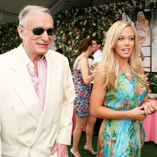 Hugh Hefner, Kendra Wilkinson in Playboy's 2007 Playmate of The Year Luncheon