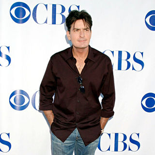 Charlie Sheen in CBS summer press tour 'Stars Party 2007'