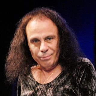 Ronnie James Dio in Black Sabbath Perform Live at The Cardiff International Arena