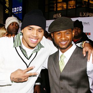 Usher, Chris Brown in "Movies Rock" 2007