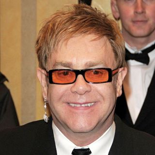 Elton John in Thierry Henry Cystic Fibrosis 'Liv' Charity Dinner Hosted by David Beckham - Arrivals