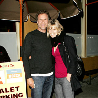 Will Ferrell, Viveca Paulin in Will Ferrell and his wife Viveca Paulin leaving Osteria Mozza restaurant