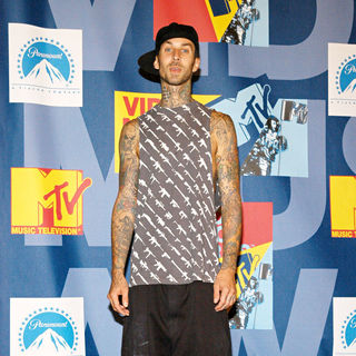 Travis Barker in 2008 MTV Video Music Awards - Press Room
