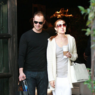 Dean Sheremet, LeAnn Rimes in LeAnn Rimes with Dean Sheremet Shopping at James Perse in Malibu