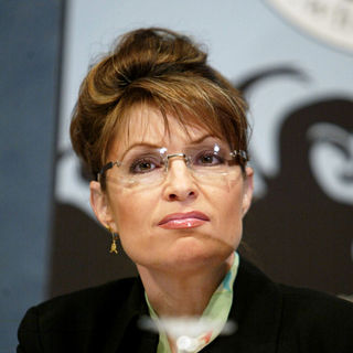 Sarah Palin in A Press Conference Discussing The Proposed Lowering The Court Award