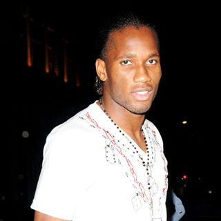 Didier Drogba having a night out at Nobu Restaurant