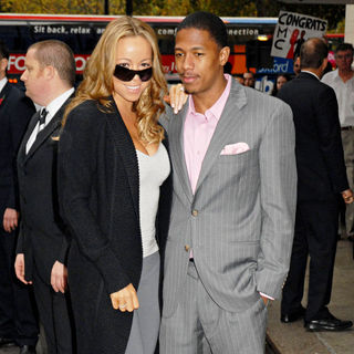 Mariah Carey, Nick Cannon in Mariah Carey and Nick Cannon Arrive at The Dorchester Hotel