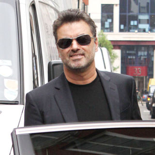 George Michael arriving for lunch at Ristorante Italiano in Soho