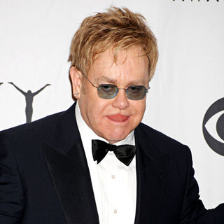 Elton John in The 63rd Tony Awards - Press Room
