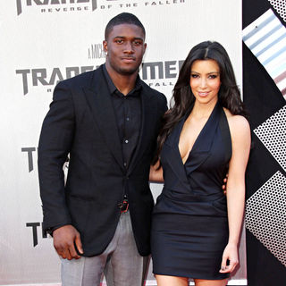Reggie Bush, Kim Kardashian in 2009 Los Angeles Film Festival - Premiere of 'Transformers: Revenge of the Fallen' - Arrivals