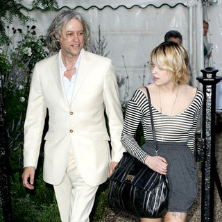 Bob Geldof, Peaches Geldof in Bob Geldof and Peaches Geldof Arrive at Sir David Frost's Annual Summer Garden Party