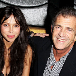 Oksana Grigorieva, Mel Gibson in The Playhouse Grand Opening