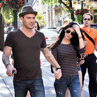 Brian Austin Green and Megan Fox Go for Sushi