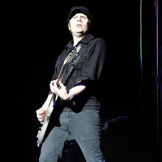 Patrick Stump in Fall Out Boy Performs at The Cruzan Amphitheater