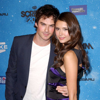 Ian Somerhalder, Nina Dobrev in Spike TV's 2009 Scream Awards - Arrivals