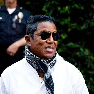Jermaine Jackson in Jermaine Jackson leaving Mr. Chow in Beverly Hills