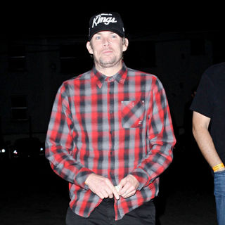Mark McGrath in Outside Voyeur nightclub