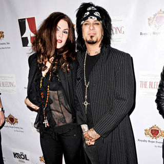 Nikki Sixx, Kat Von D in Premiere of 'The Bleeding'