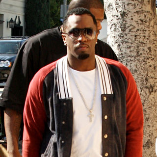 P. Diddy in P. Diddy aka Sean Combs stops at a liquor store on sunset to pick up some groceries