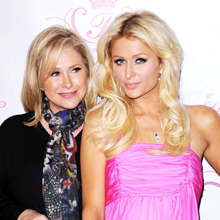 Kathy Hilton, Paris Hilton in Paris Hilton's new hairstyling tools launch party