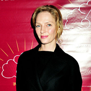 Uma Thurman in Uma Thurman attends the 2009 Tibet House benefit auction